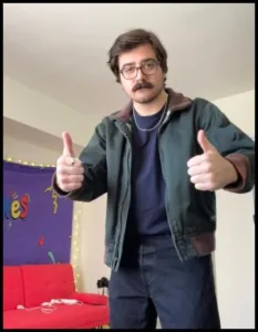 Podcast host Eddy Burback