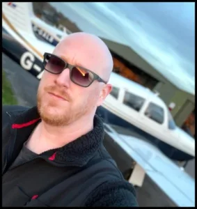 Pilot vlogger Noel Philips