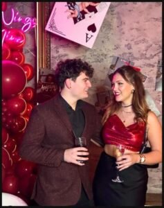 With boyfriend Molly Thompson