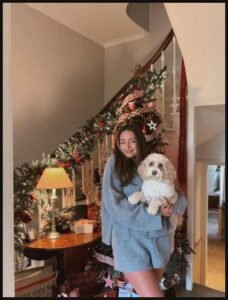 With puppy Emily Philpott