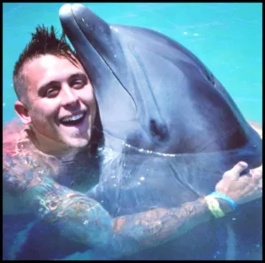 with dolphin
