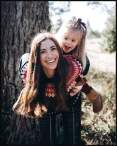 With Daughter