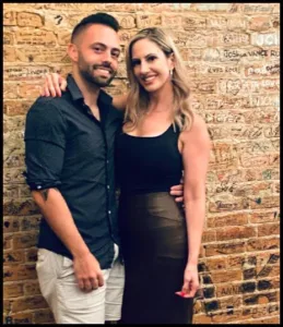 With wife
